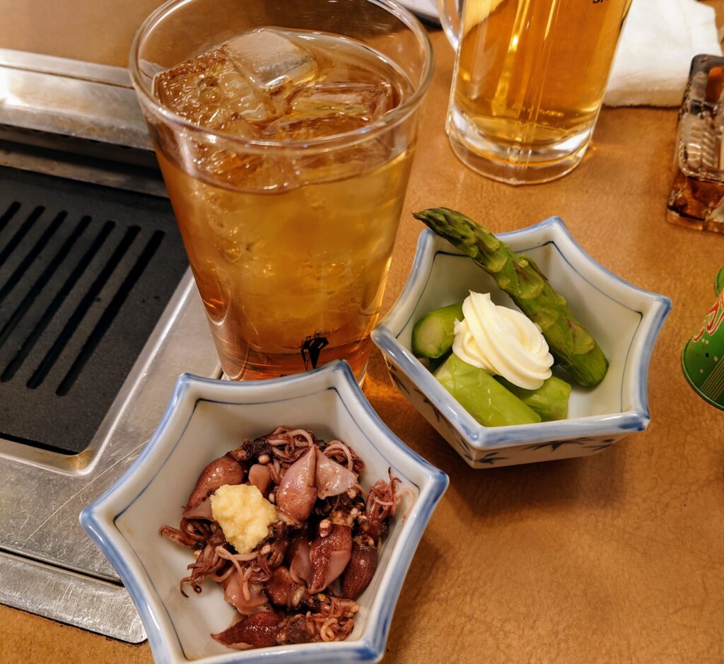ウーロンハイとお通し